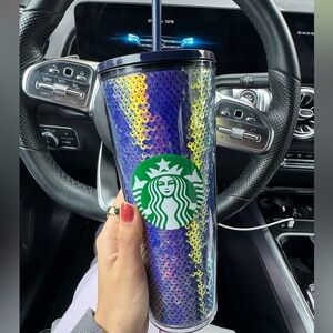 Starbucks Limited Edition Purple Sequins 24 oz Cold Cup